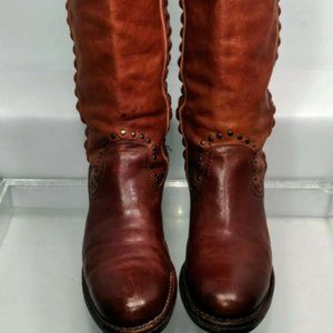 Frye Tall Studded Riding Boots